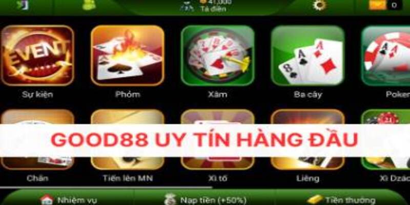 Các tựa game hot tại GOOD88